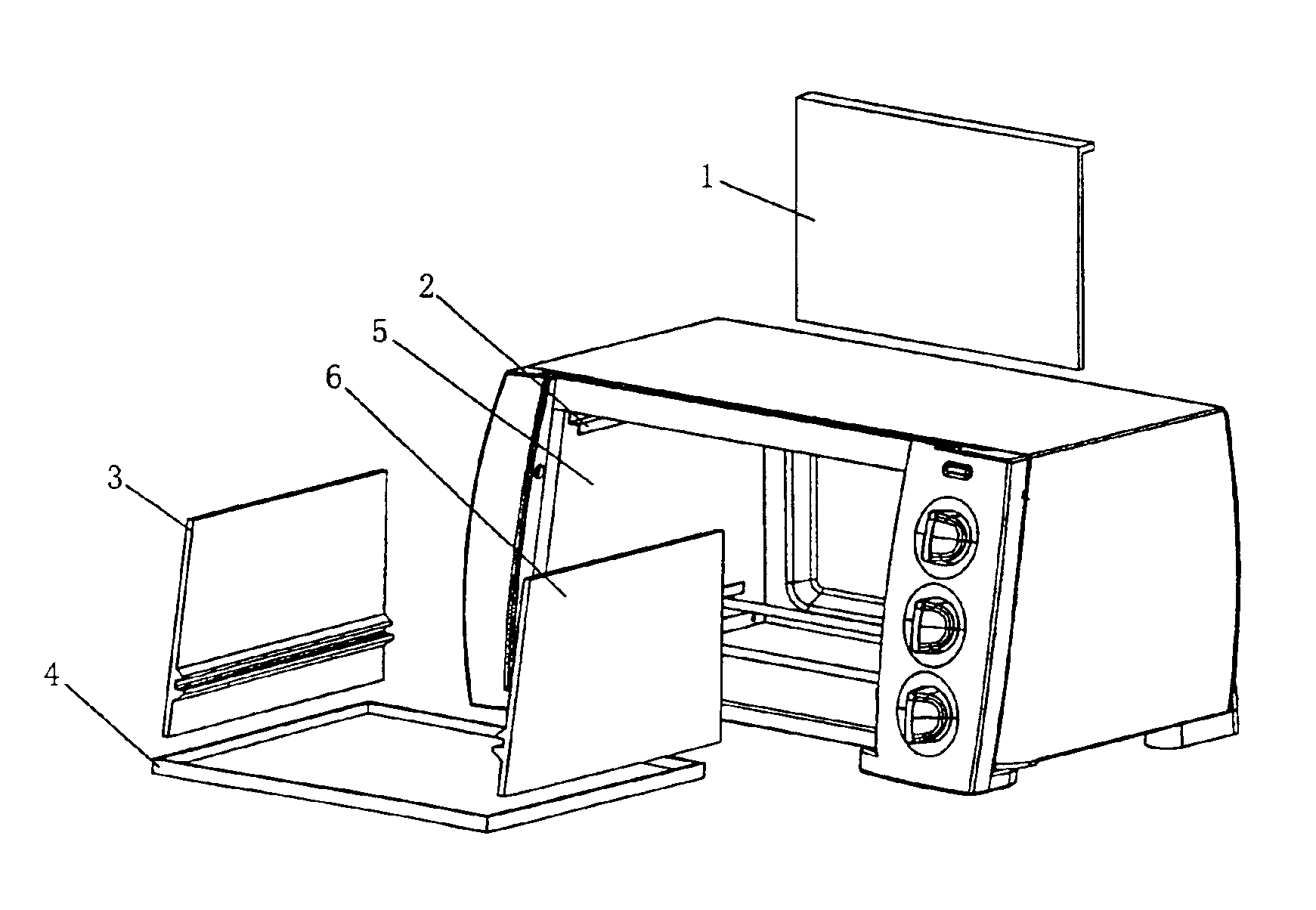 Electrical oven with detachable liners