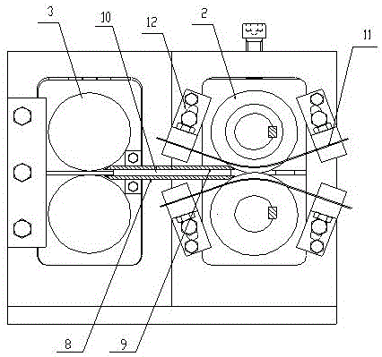 Straw shredding machine