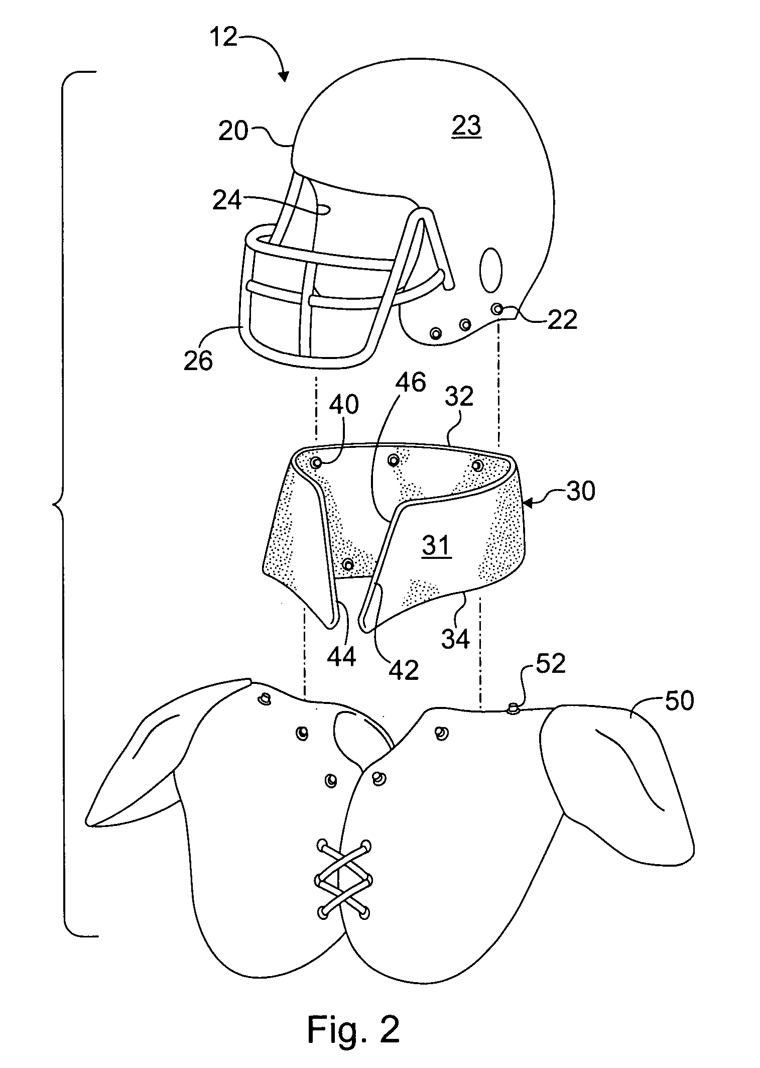 Head and neck protection system