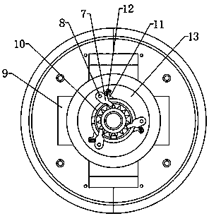 Centrifugal type stepless drive decelerating mechanism