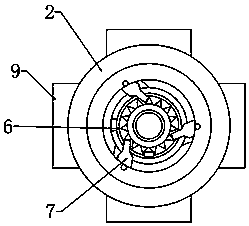 Centrifugal type stepless drive decelerating mechanism