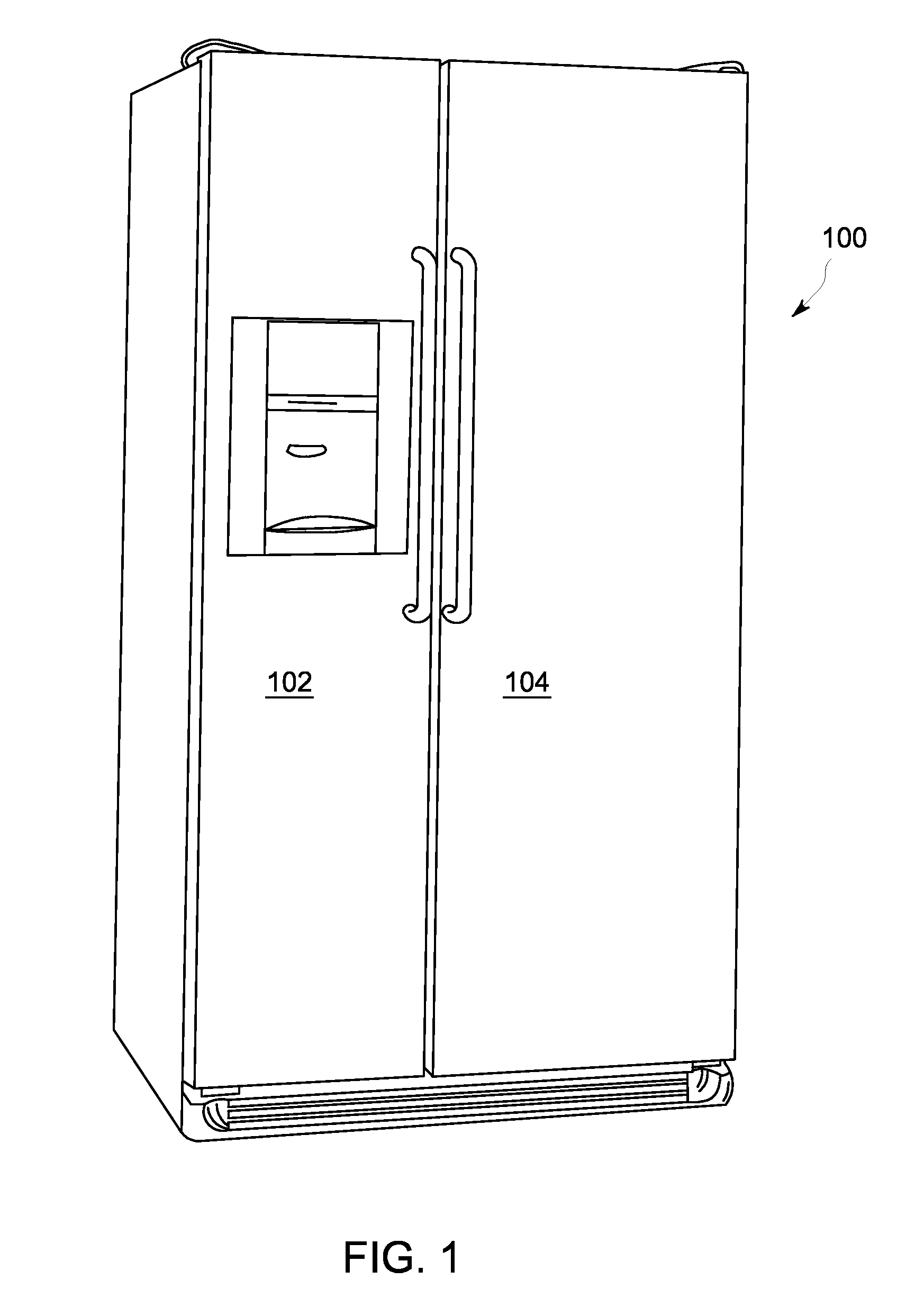Connection point for communication device on appliance