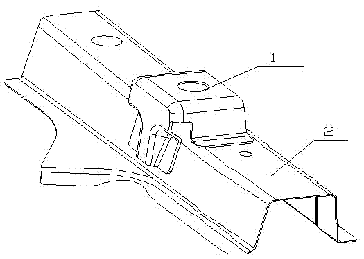 Coating support for automobile body