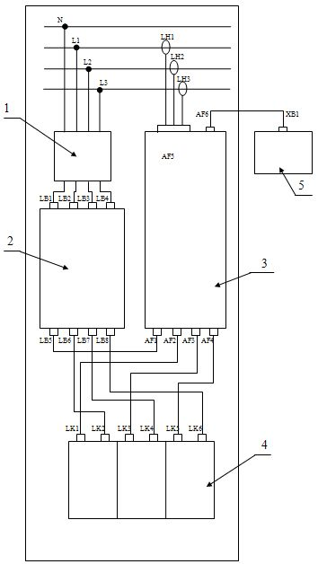Modularized three-phase four-wire active power filter