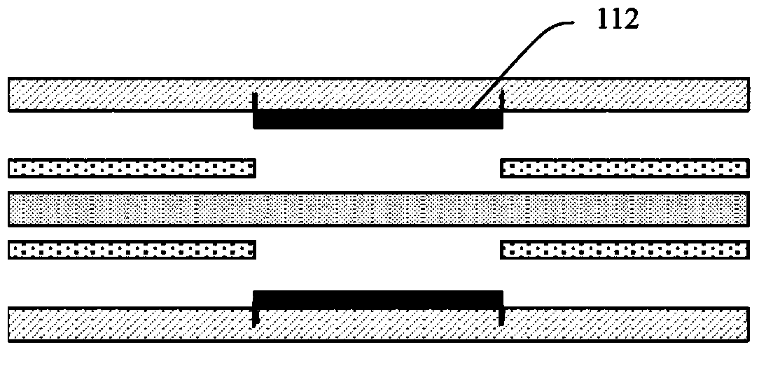 Non-symmetric flex-rigid combination circuit board and manufacturing method thereof