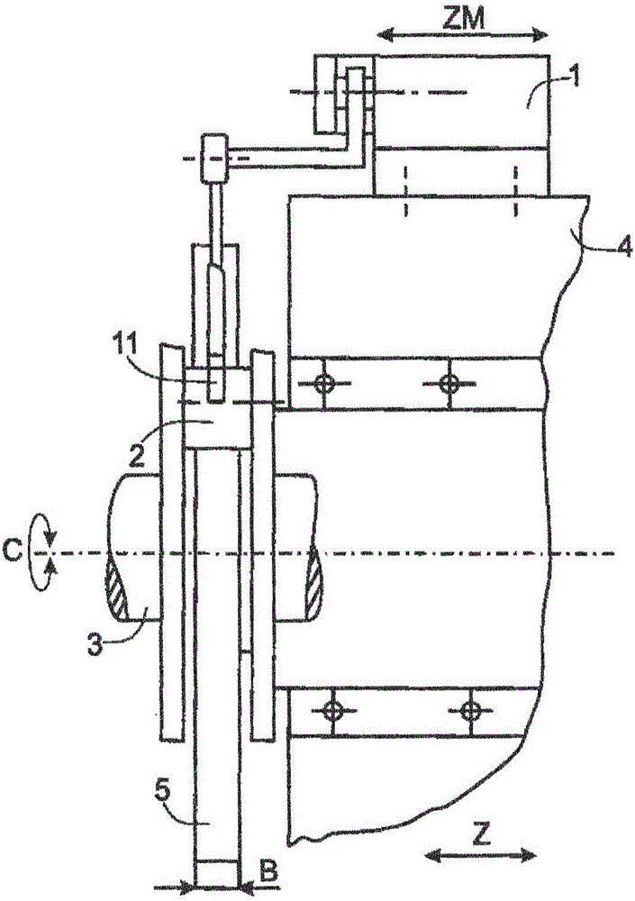 Method and grinding machine for measuring and producing a target outer contour of a workpiece by means of grinding