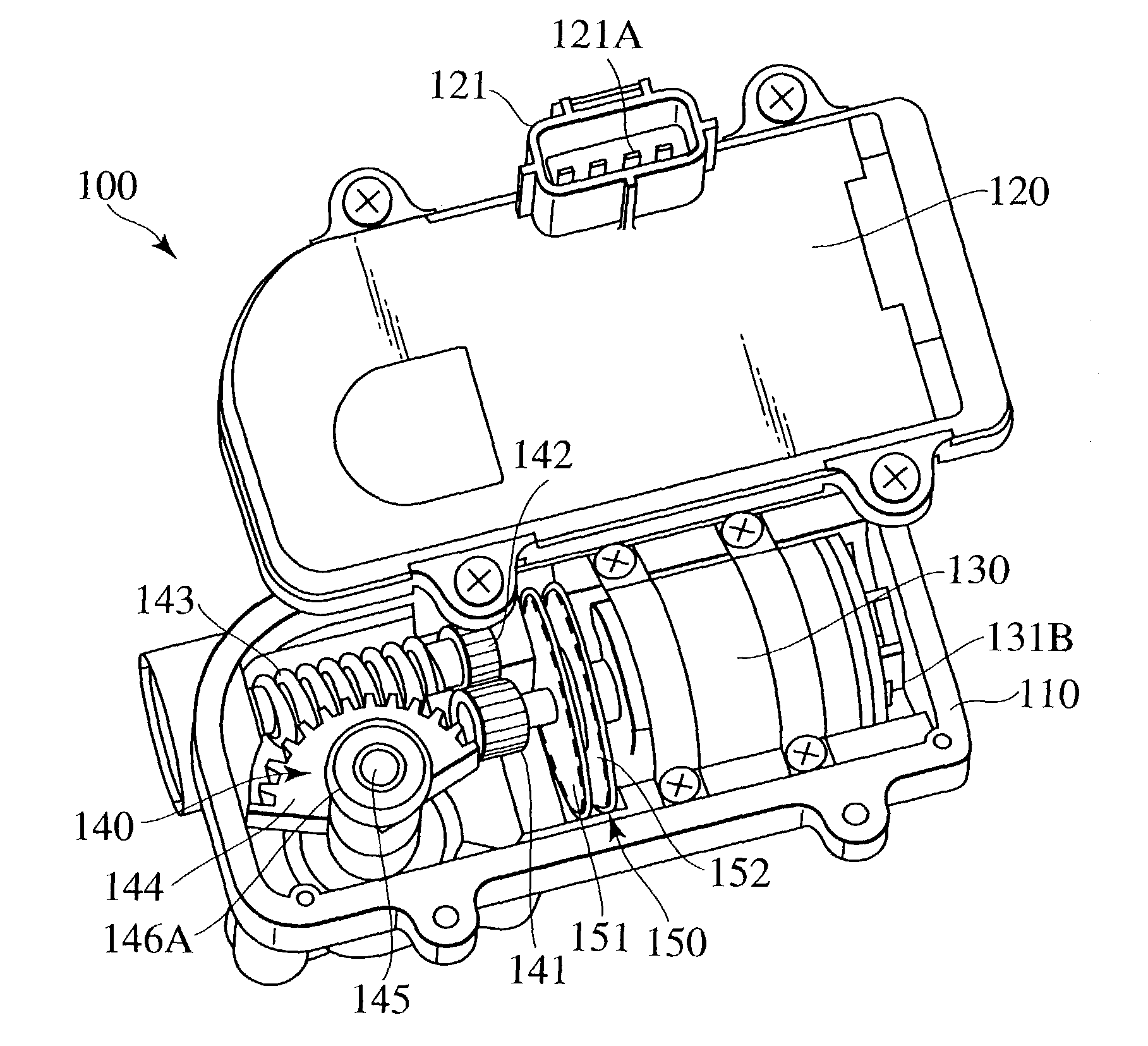 Electronically controlled actuator