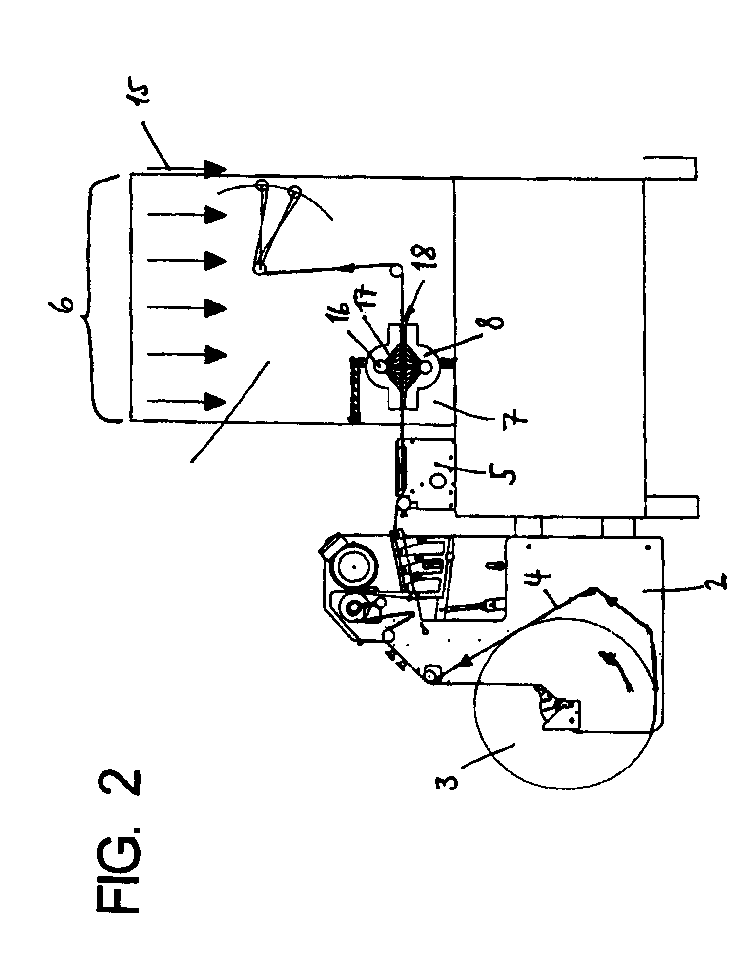 Method and arrangement for treating bags to be filled with a product prior to filling the bags with a product