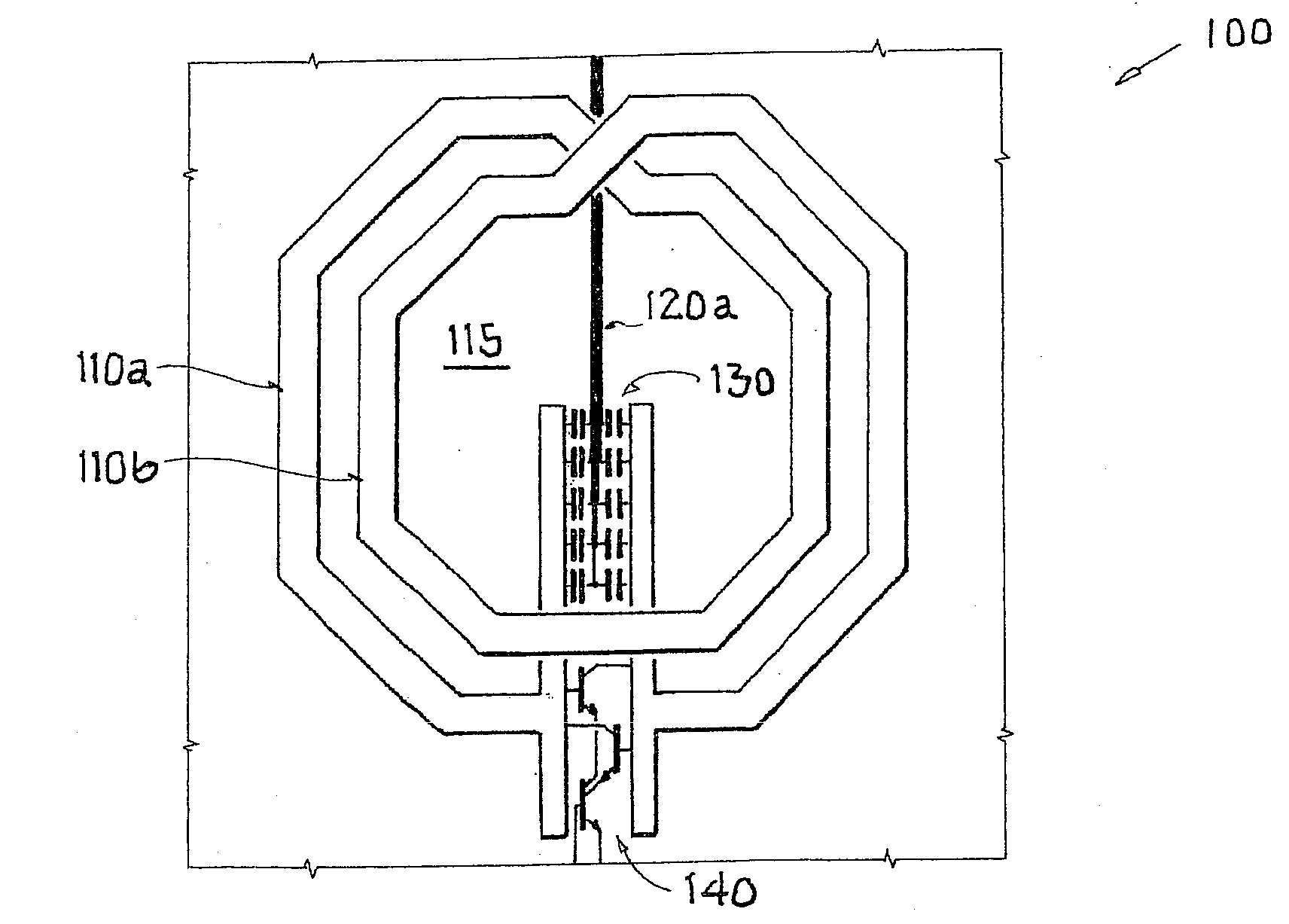 Monolithic integrated circuit arrangement