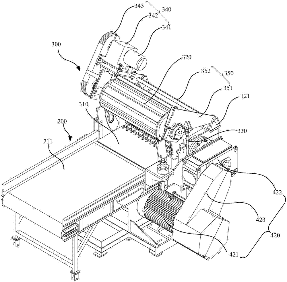 Crushing device and crushing equipment