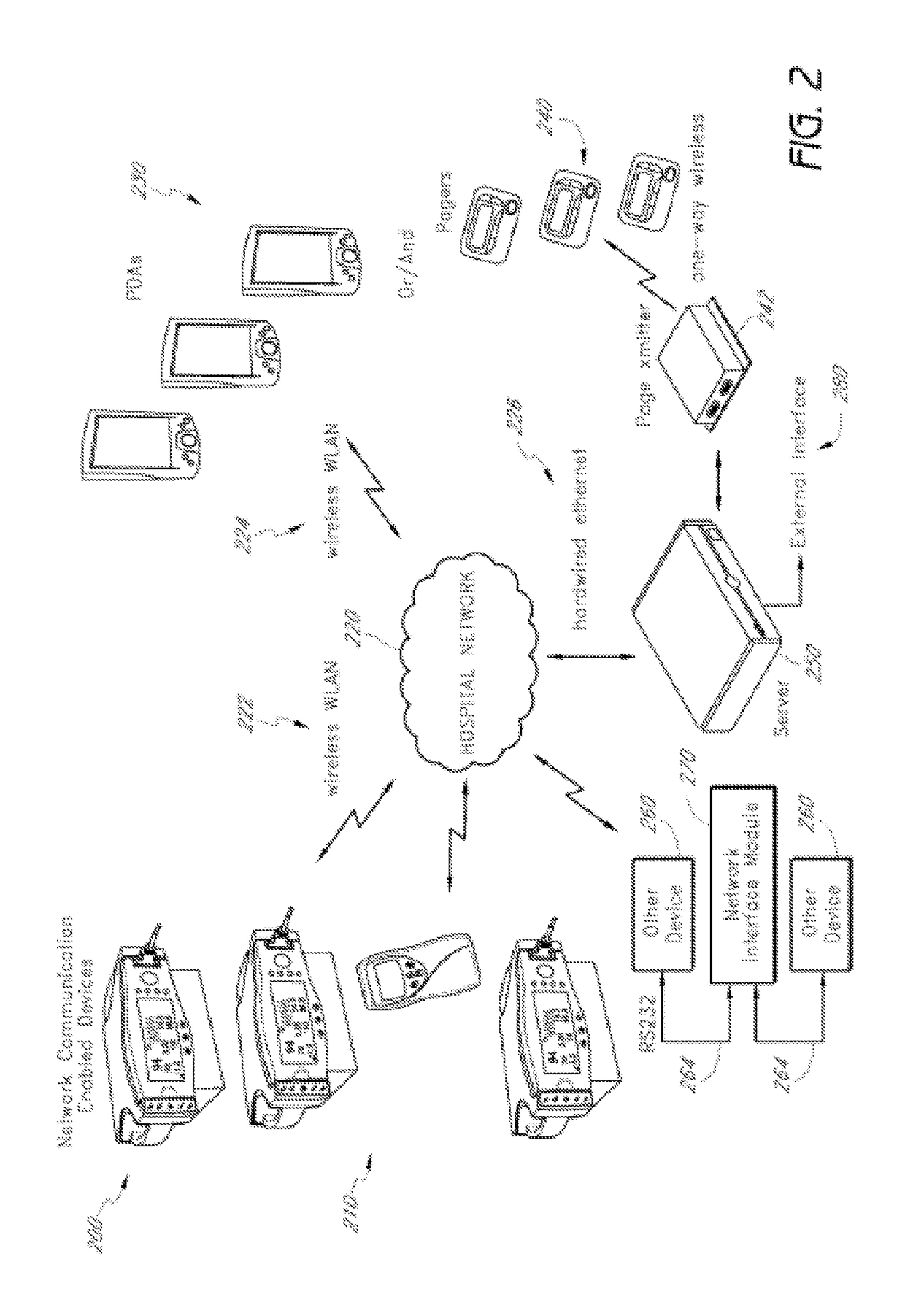 Systems and methods for monitoring a patient health network