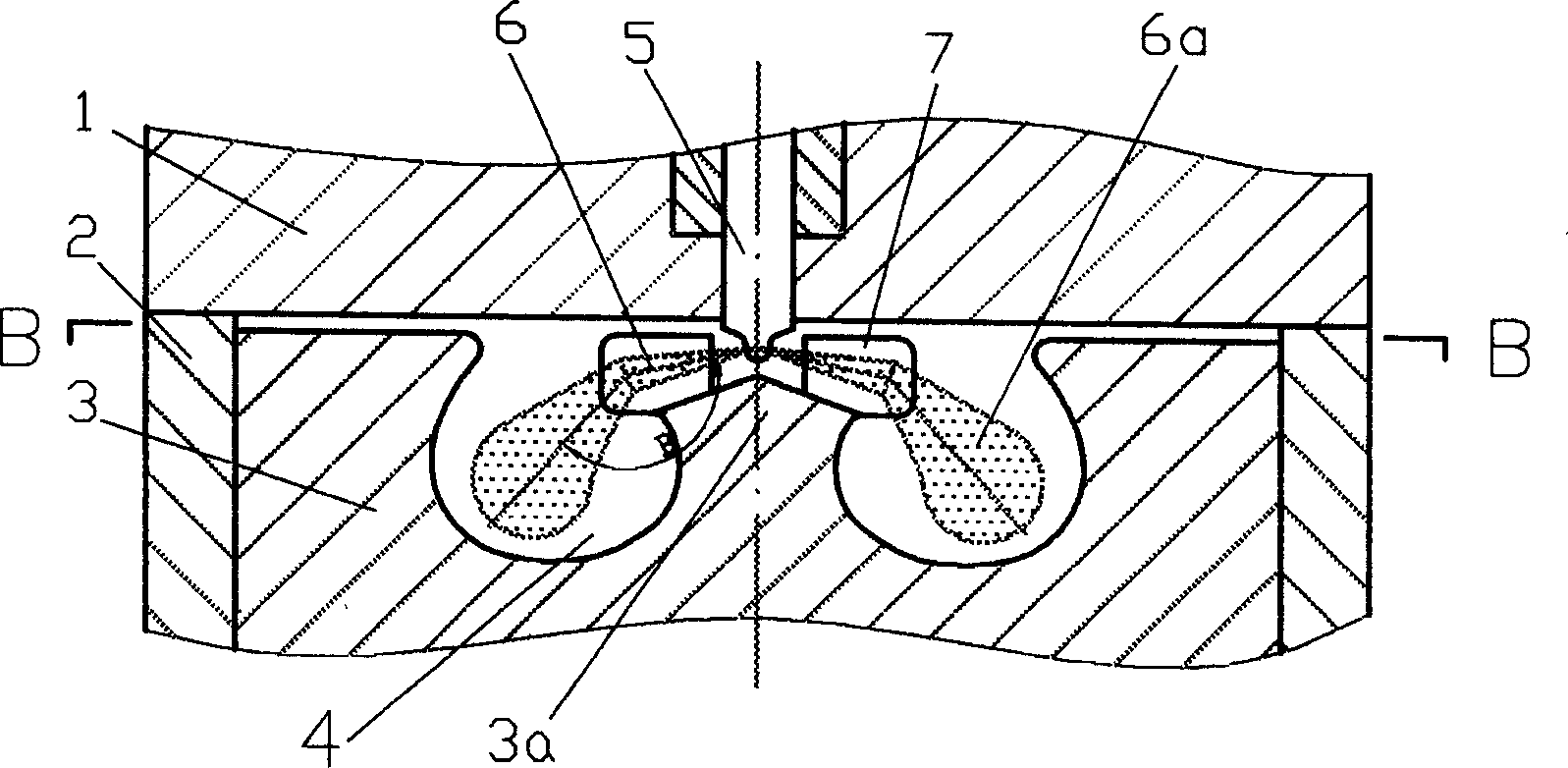 Collision spray burning system of internal combustion engine