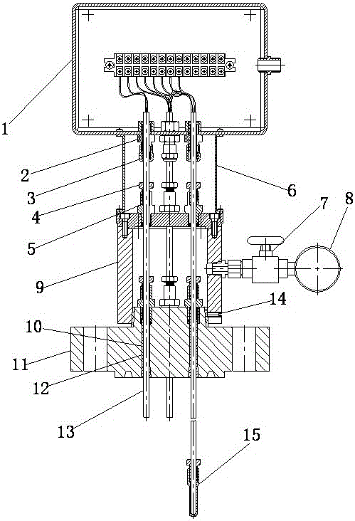 Detachable High Voltage Multipoint Flexible Thermocouple