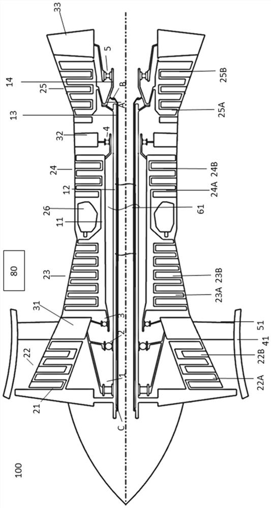 Device and method for limiting speed of turbine engine