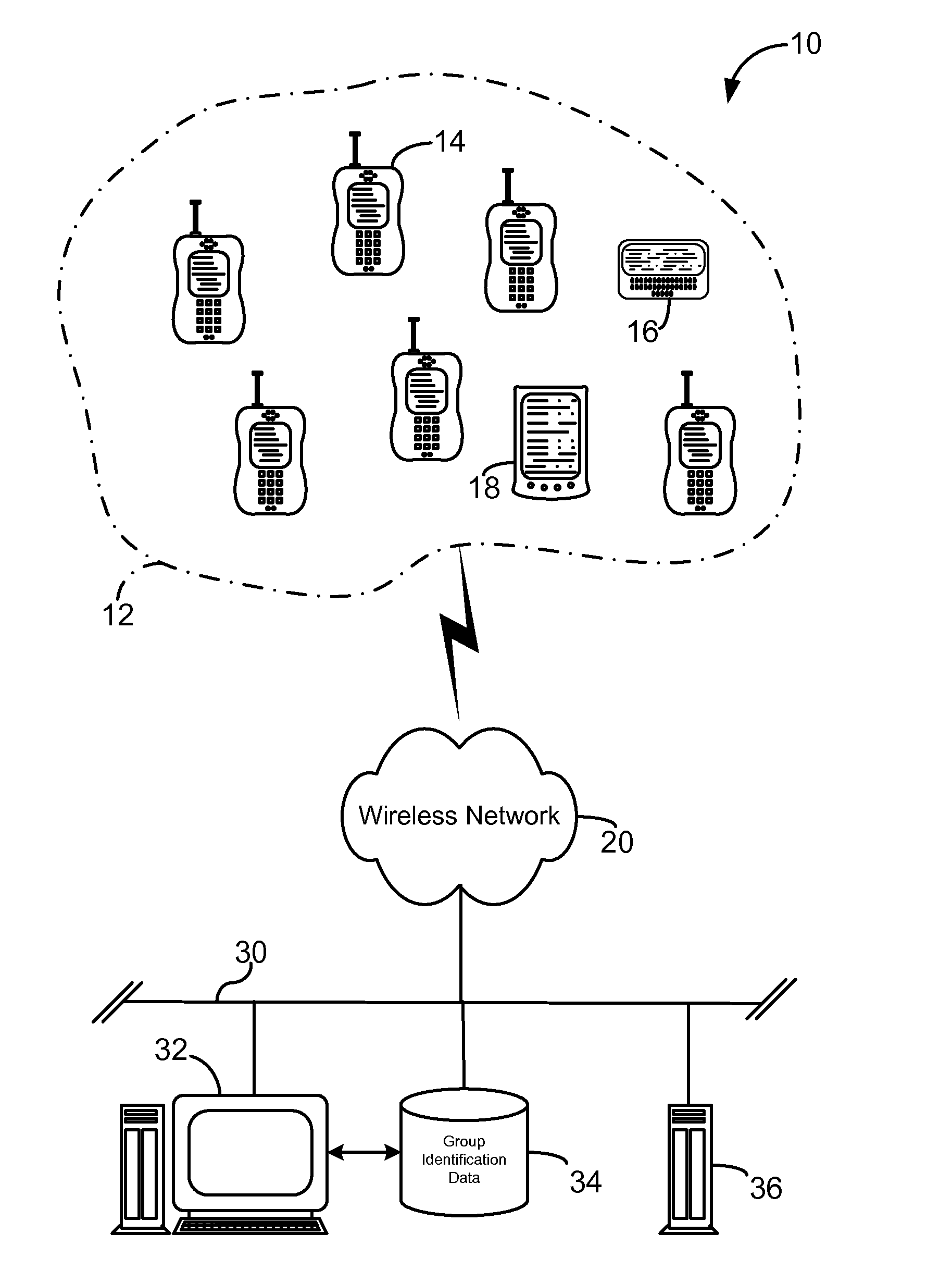Reducing latency in a prepaid group communication session within a wireless communications system