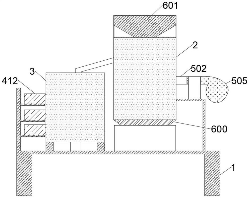 Environment-friendly hopper with grain separation function