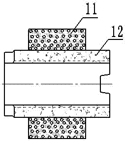 Wire saw bead string and manufacturing method thereof