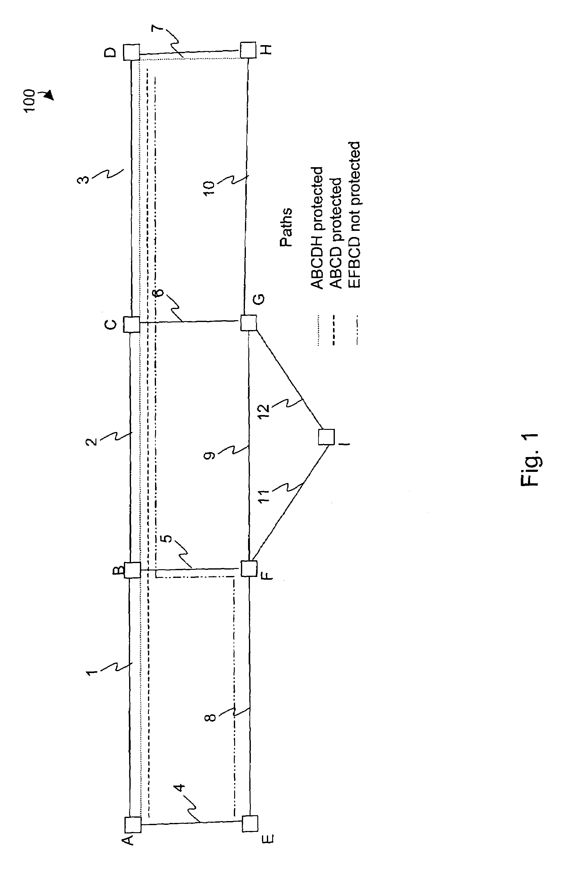 Line-level path protection in the optical layer