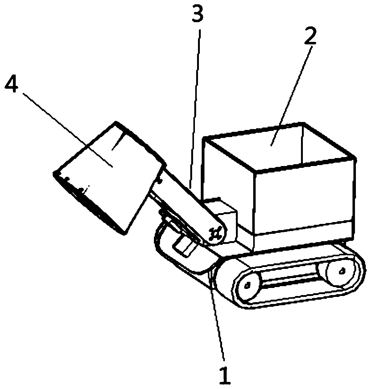 Flip type ping pang ball picking device