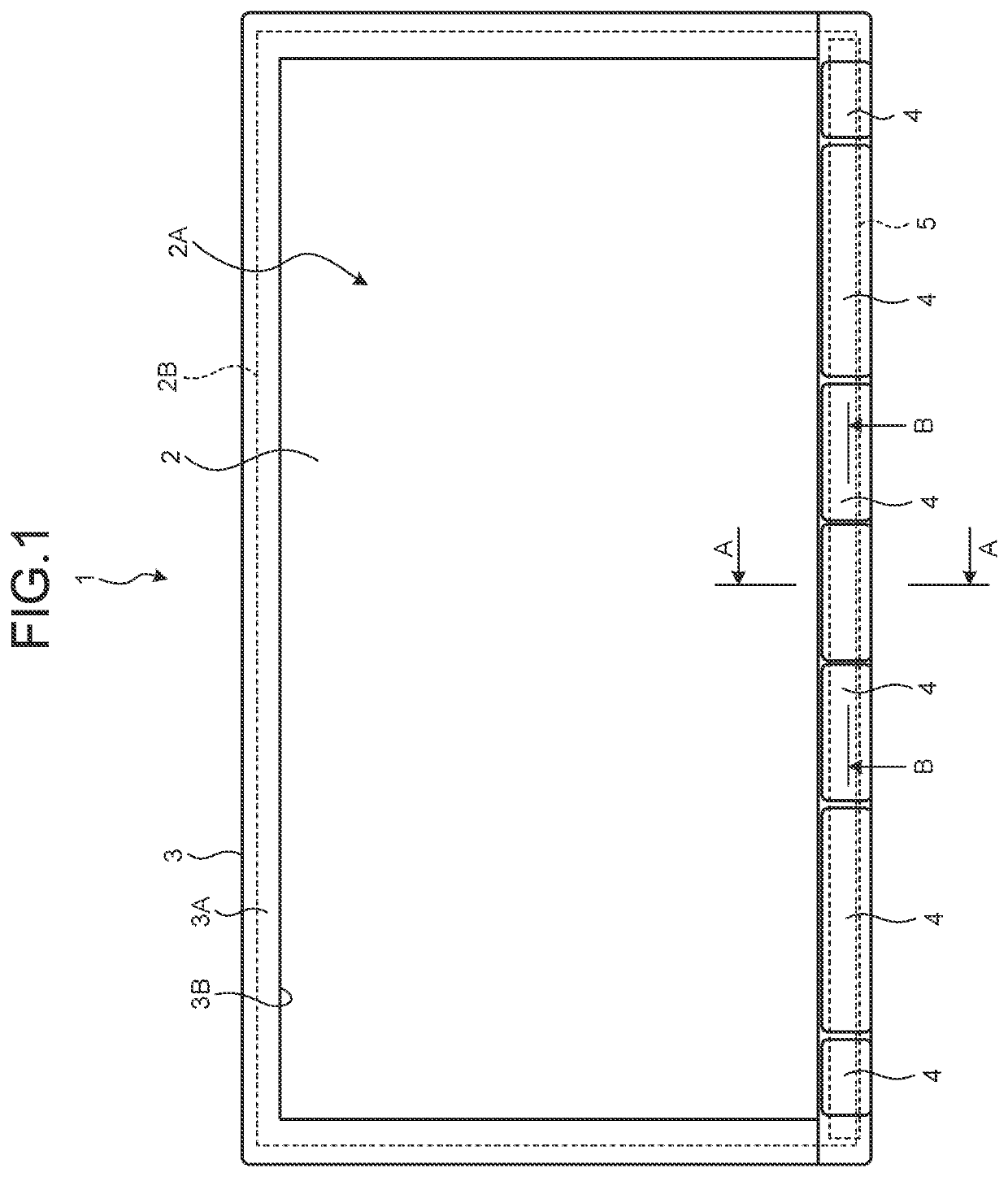 Hinge structure of button and electronic device