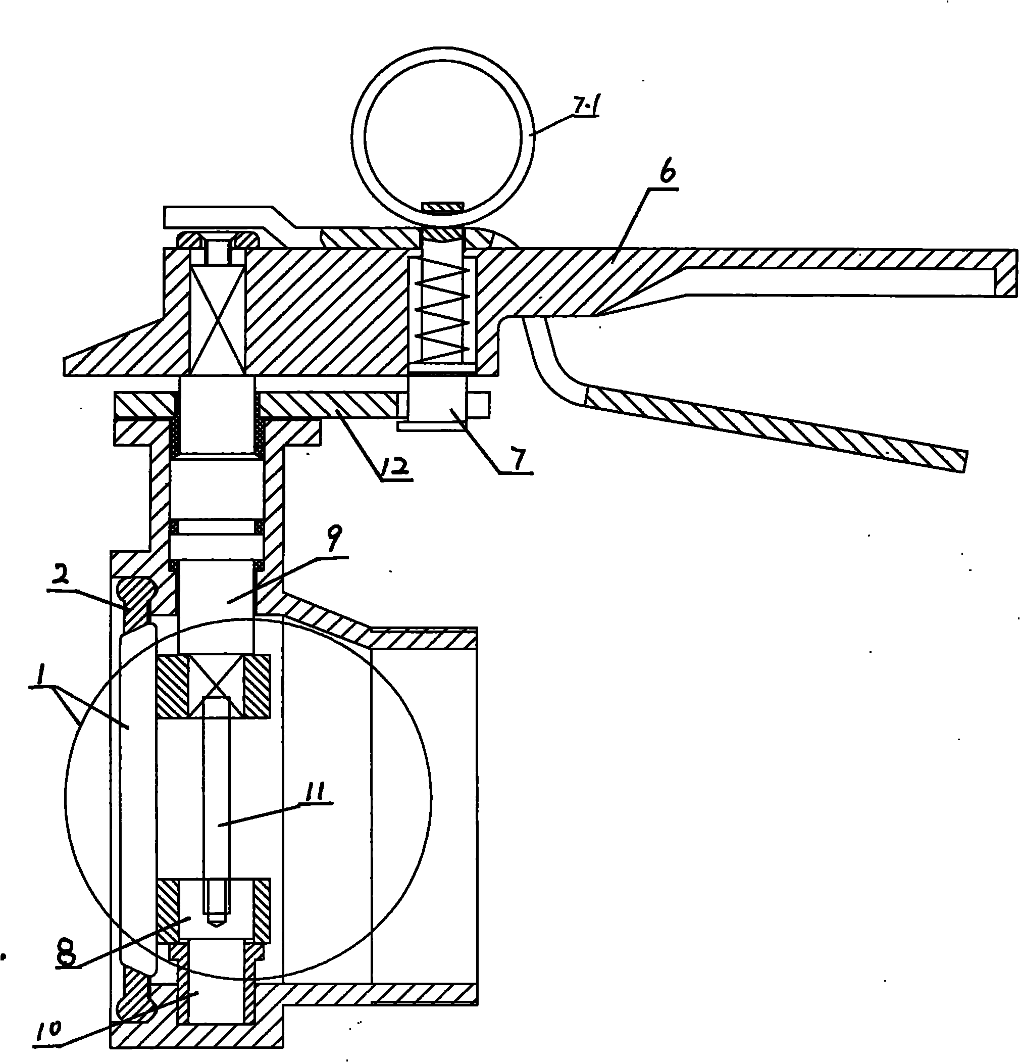 Method for selecting eccentric distance of rotational valve plate and double eccentric butterfly valve
