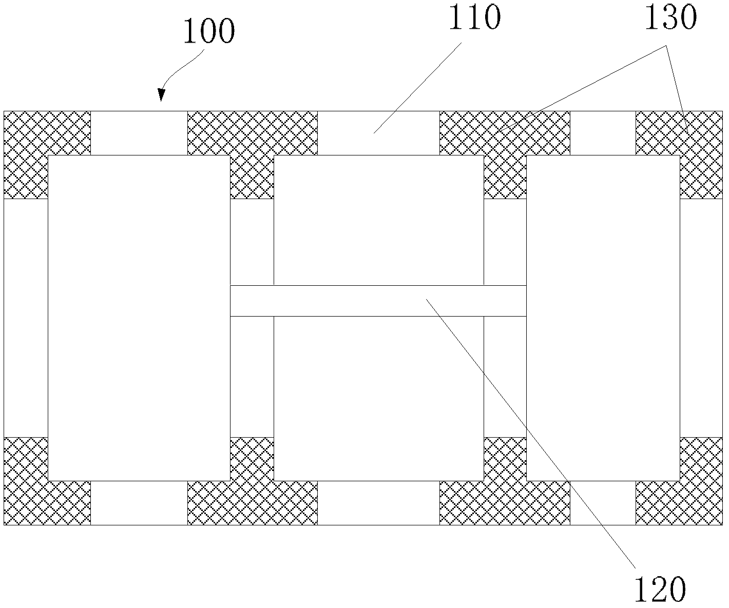 Connecting piece, back board and liquid crystal display device