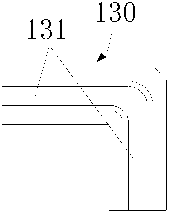Connecting piece, back board and liquid crystal display device