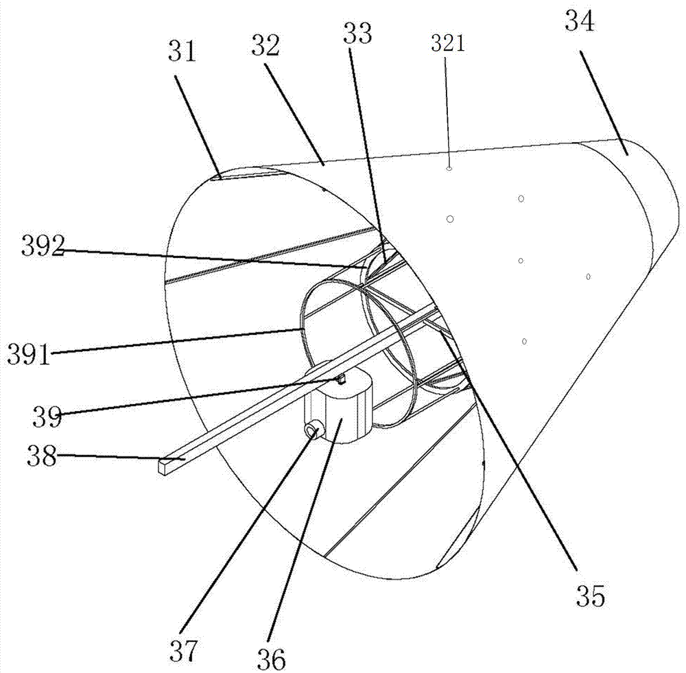 Diversion device for improving posture stability of underwater dragged body