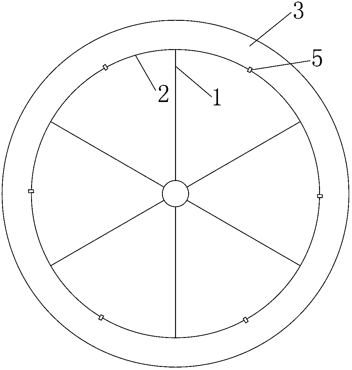 Large frictional force wheel