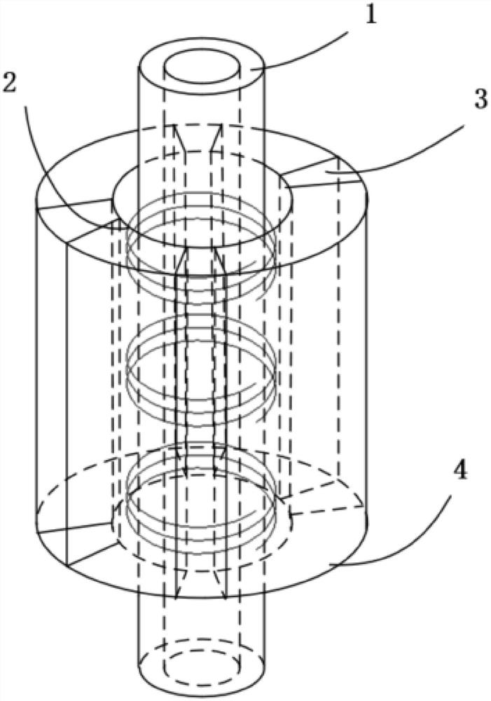 A magnetic coupling device for downhole signal transmission