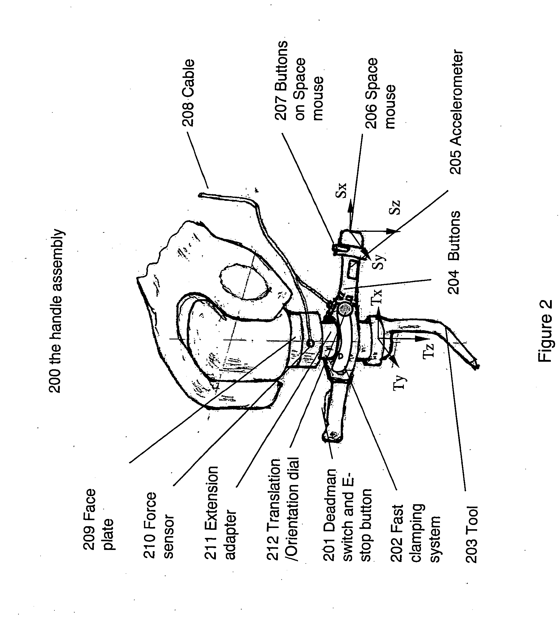Accelerometer to monitor movement of a tool assembly attached to a robot end effector