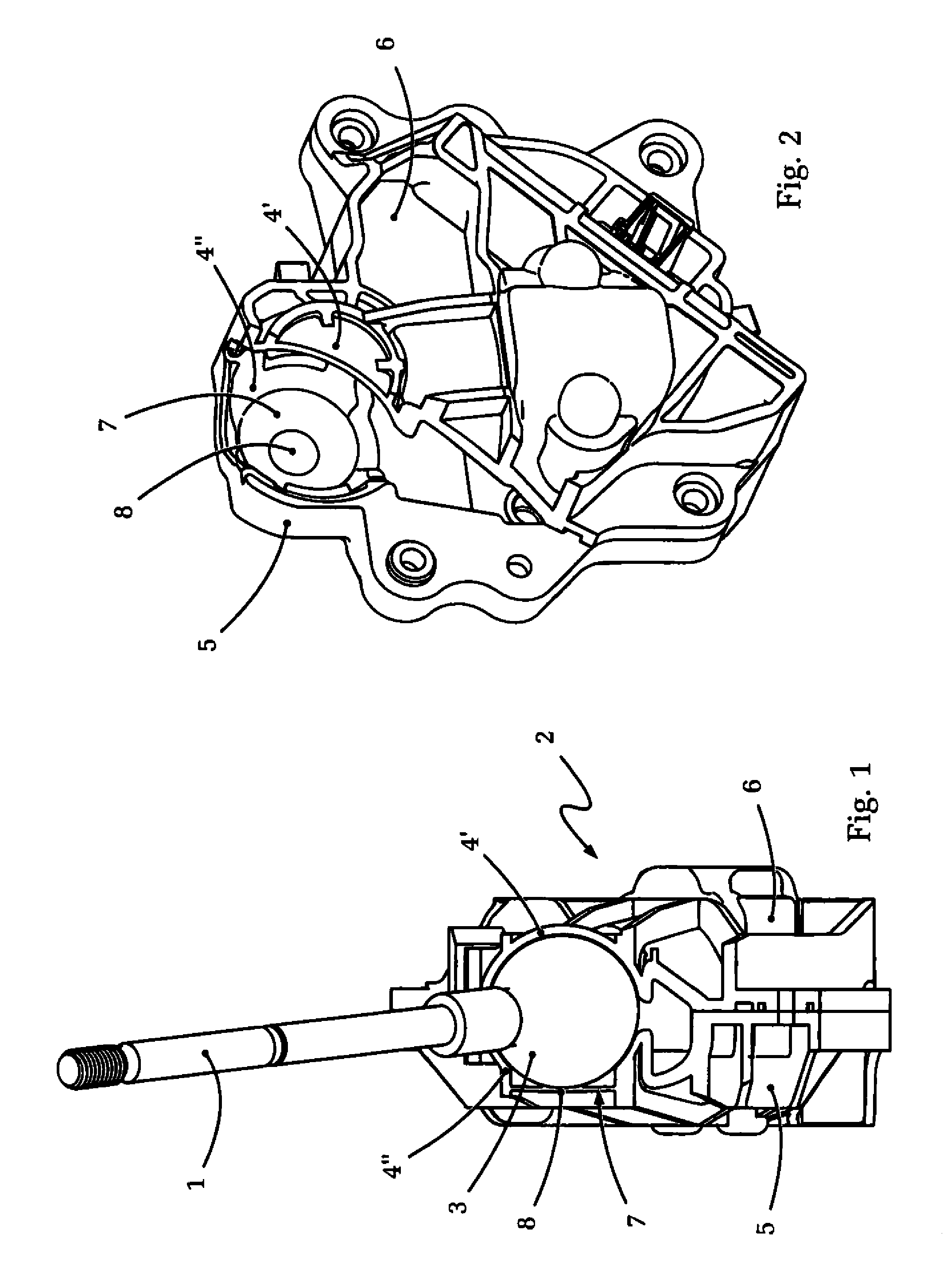 Actuating device