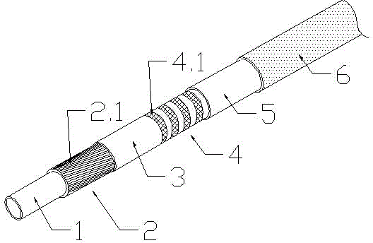 High-strength and anti-aging brake cable