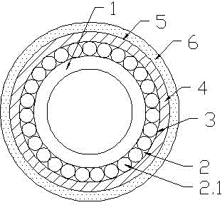 High-strength and anti-aging brake cable