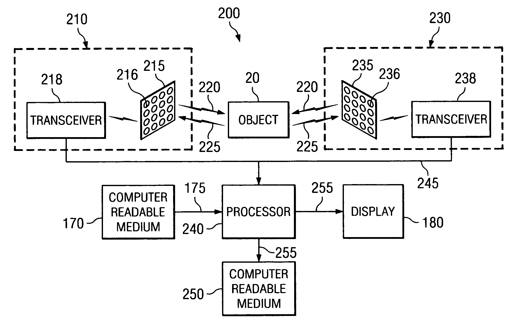 Optically-augmented microwave imaging system and method
