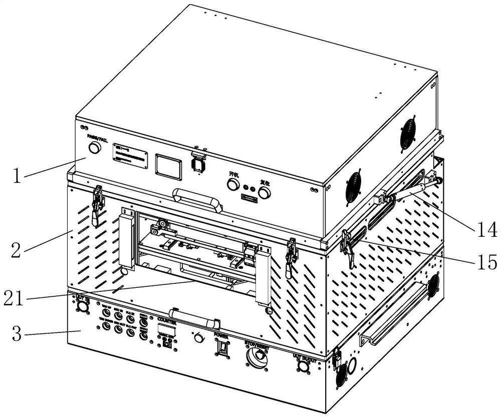 A motherboard testing device