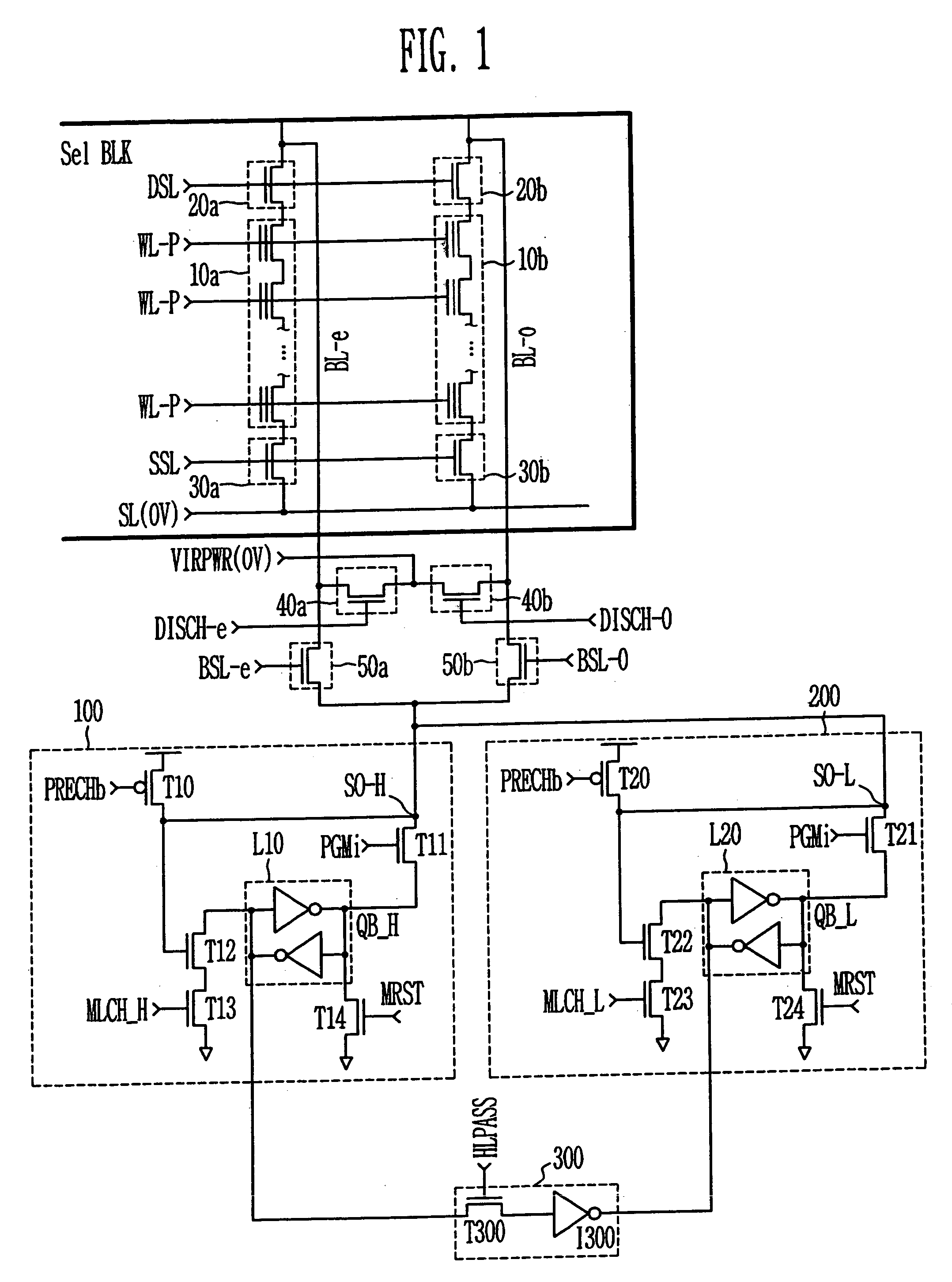 Method of reading multi-level nand flash memory cell and circuit for the same