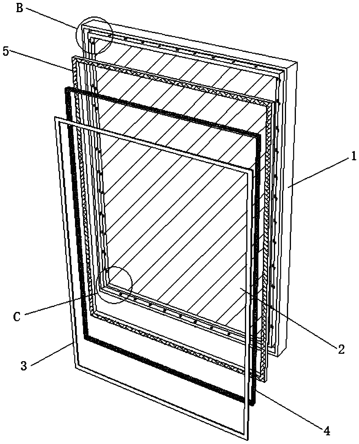 An aluminum alloy door and window with concealed micro drainage