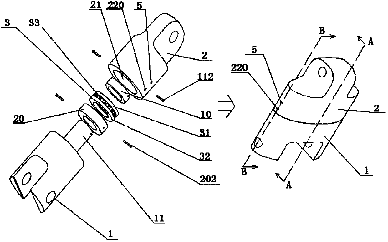 Torque release device and steel wire rope connection structure for crane