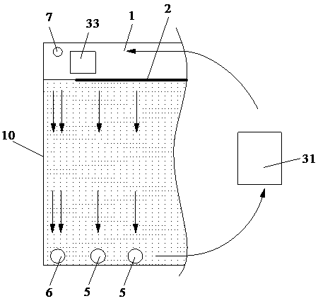 Granary with refrigeration and temperature control therein and temperature control method