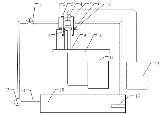 Cylinder head thermal shock test bench based on pre-tightening force, and method thereof