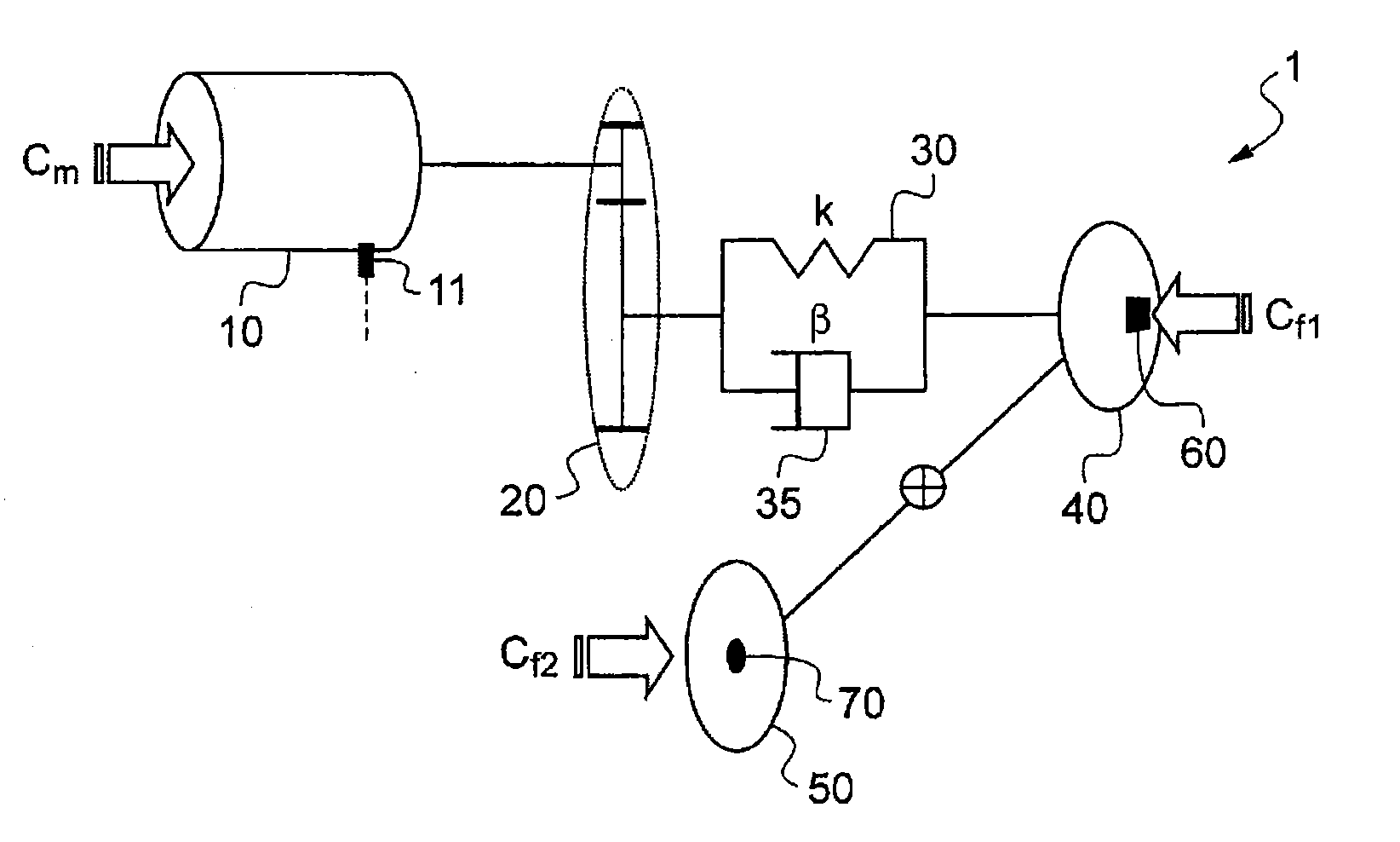 Method for controlling a means for recovering energy generated by the braking of a motor vehicle