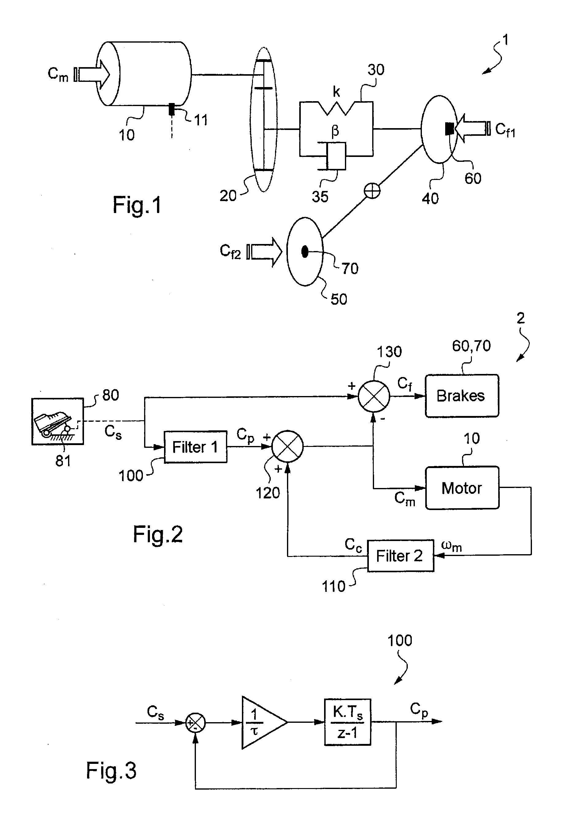 Method for controlling a means for recovering energy generated by the braking of a motor vehicle