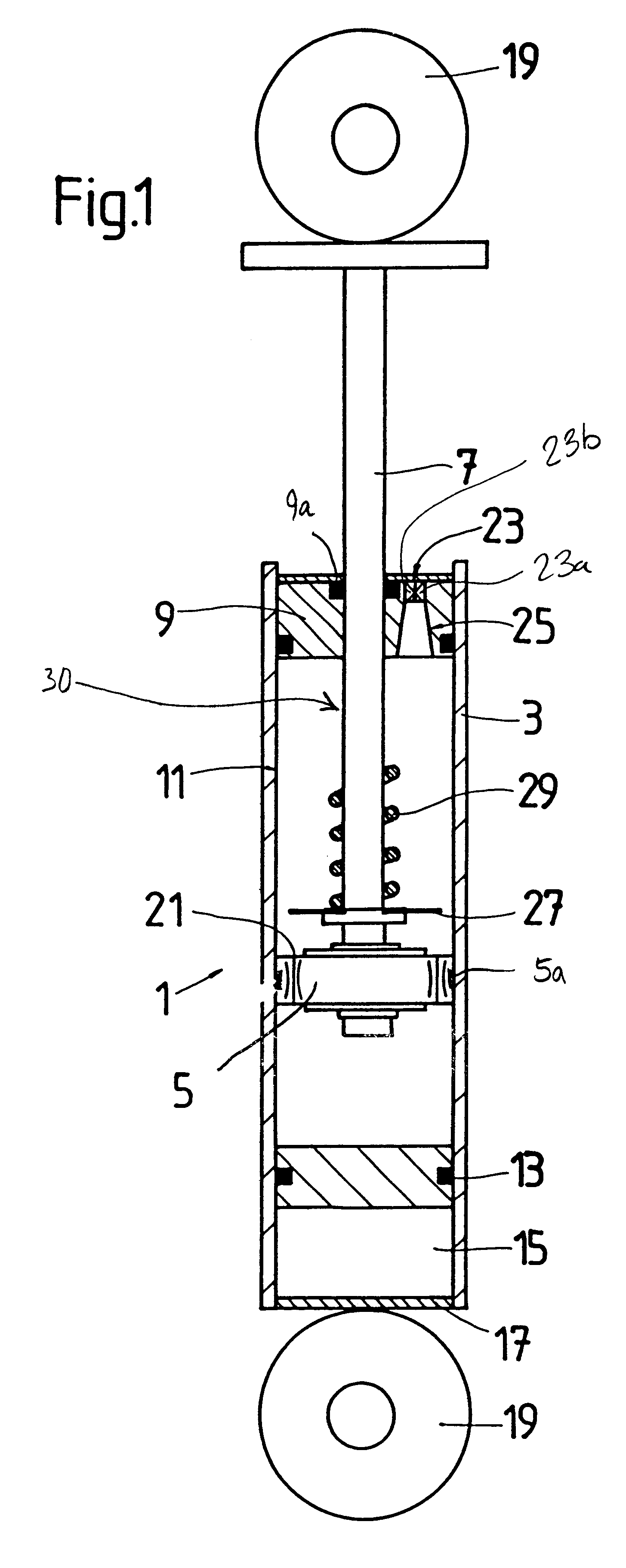 Piston cylinder unit with a movement determination device