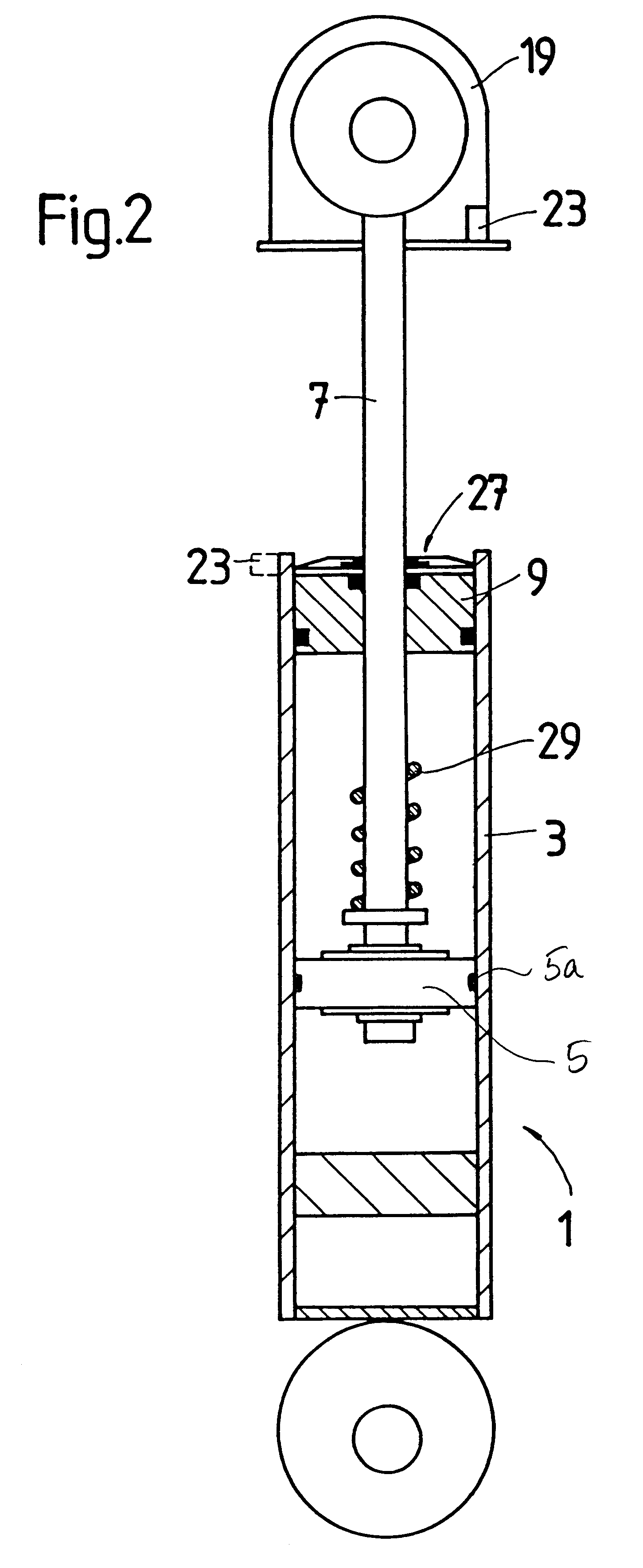 Piston cylinder unit with a movement determination device