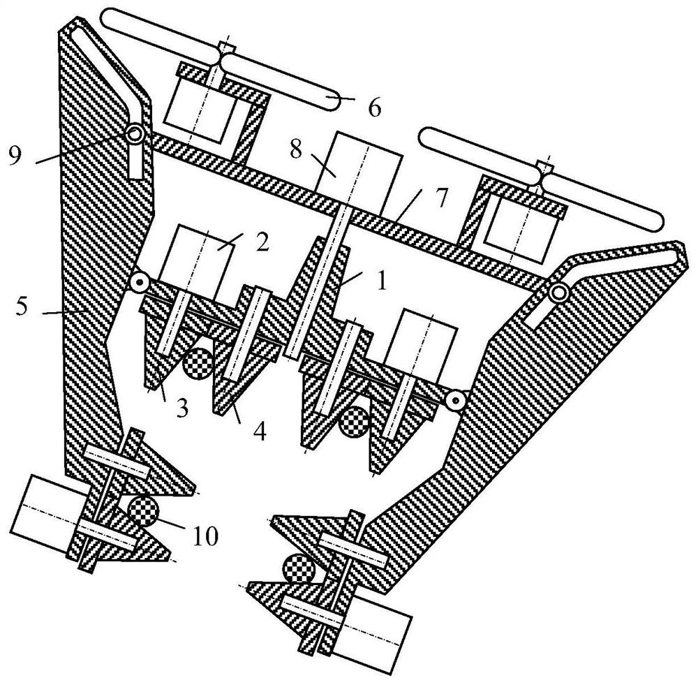 Four-cable synchronous deicing robot and deicing method