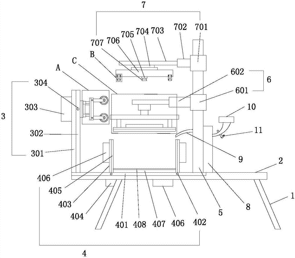 Casting and grinding machine for thermal insulation material molding