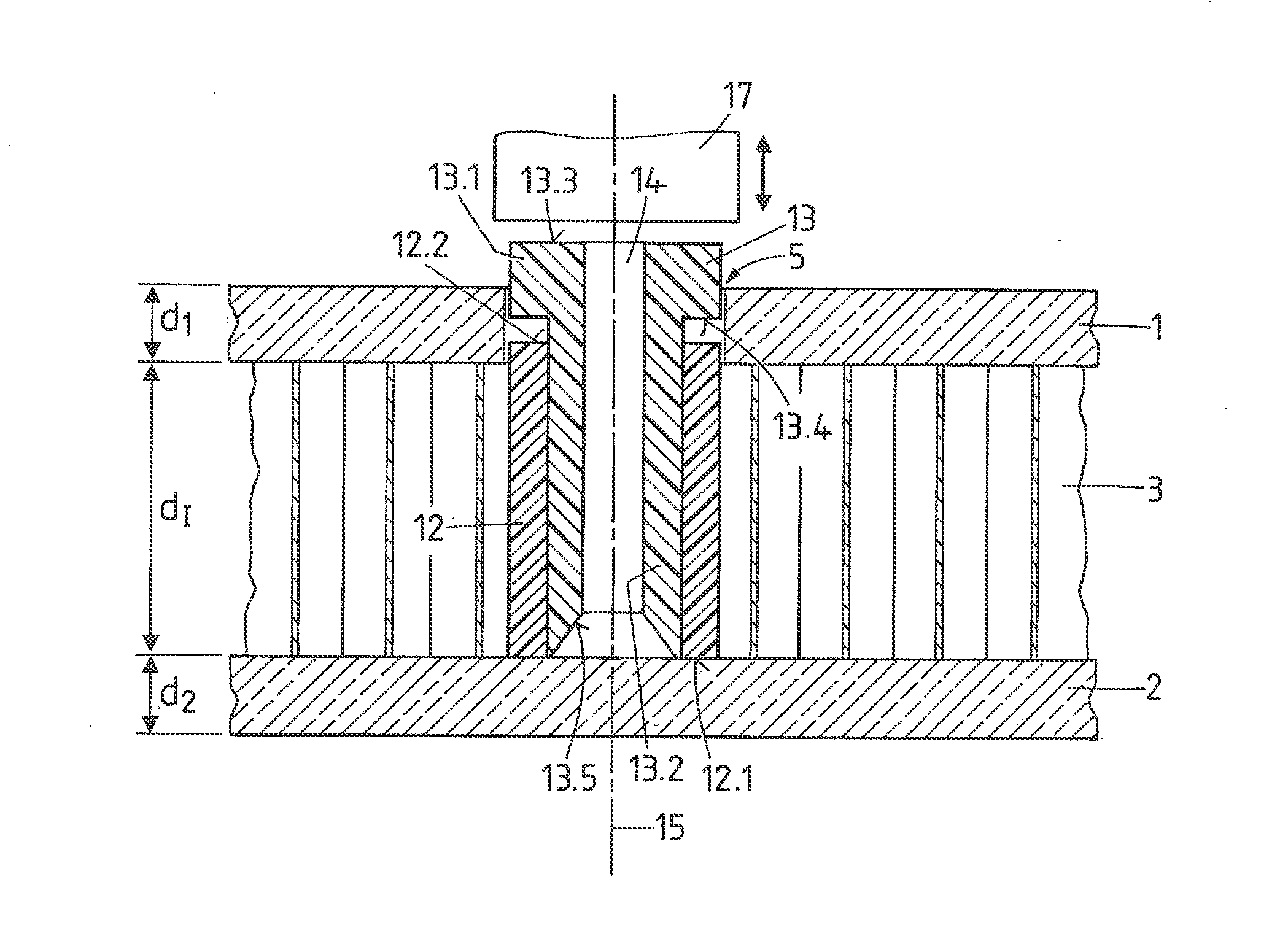 Method of anchoring a connector, and connector