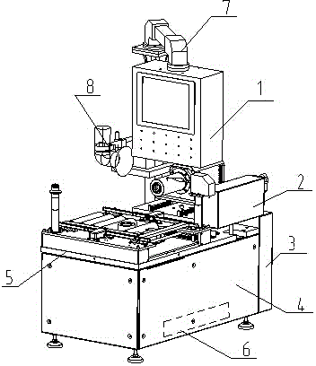 Online engine testing platform with tail gas collecting device