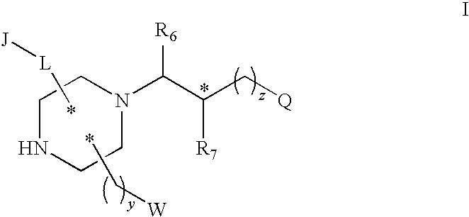 Substituted melanocortin receptor-specific piperazine compounds